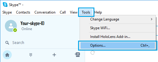 skype, skype settings, tools
