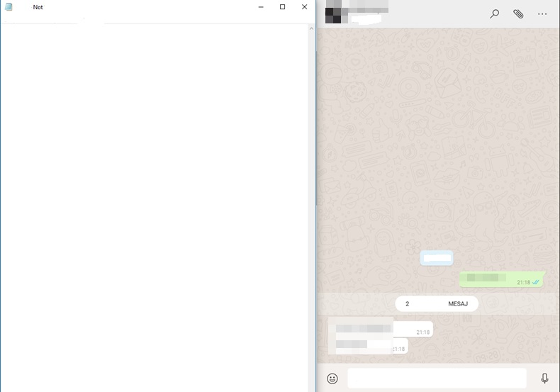 not, notepad, message