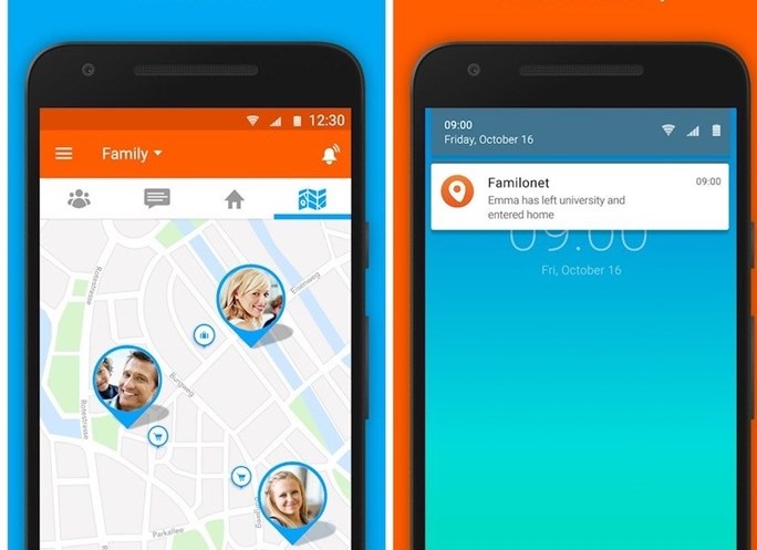 familonet, android, femaly