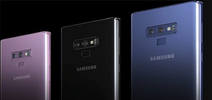 note 9, cvetove, samsung