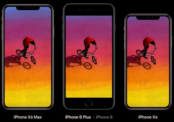 iphone xs ,ekran, retina oled