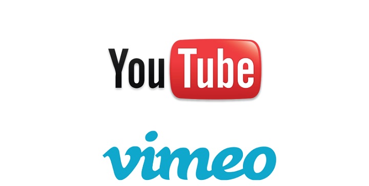 youtube,vimeo