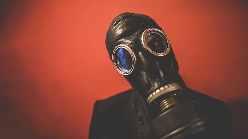 zamarsen, vazduh, maska