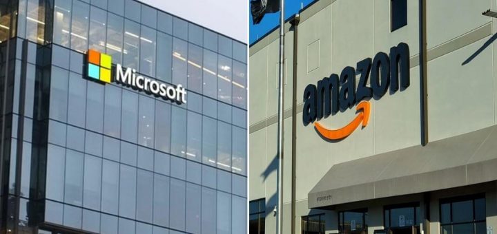 microsoft and amazon