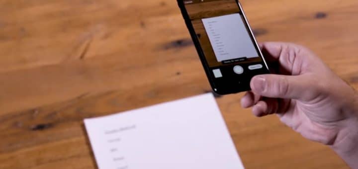 skanitane na dokument s smartfone