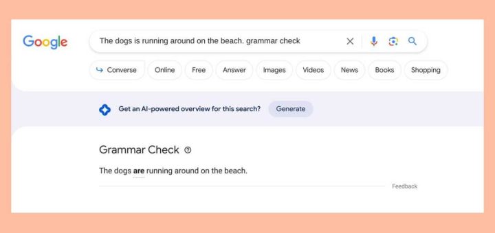 google shte nameri gramaticheskite greshki