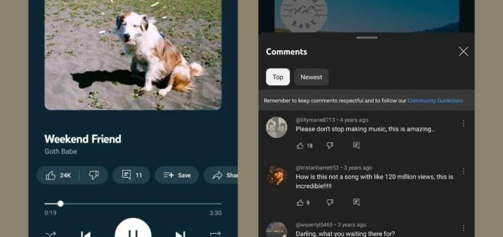 youtube music komentari