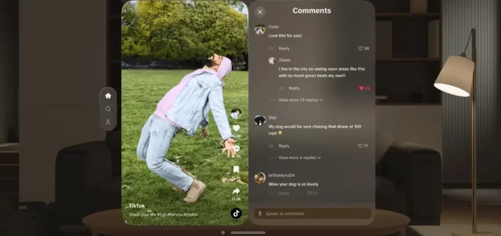 vision pro tiktok