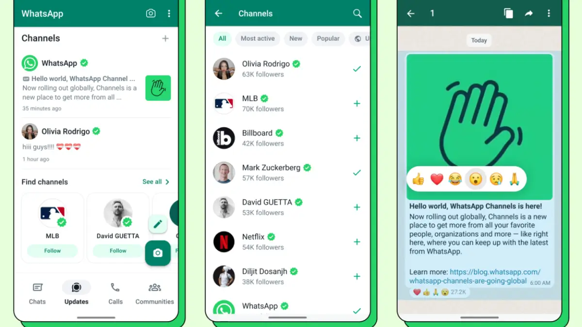 whatsapp channels