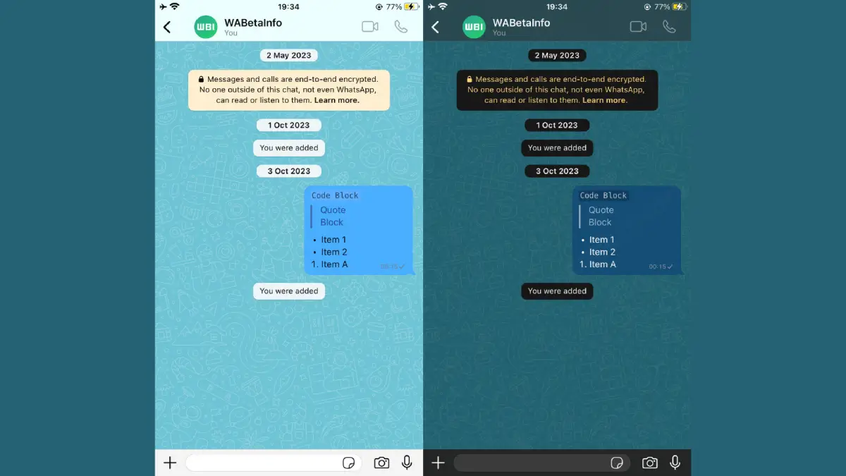 whatsapp funktsia za promyana na tsveta