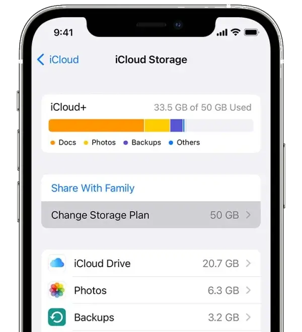 icloud iphone palno preduprejdenie