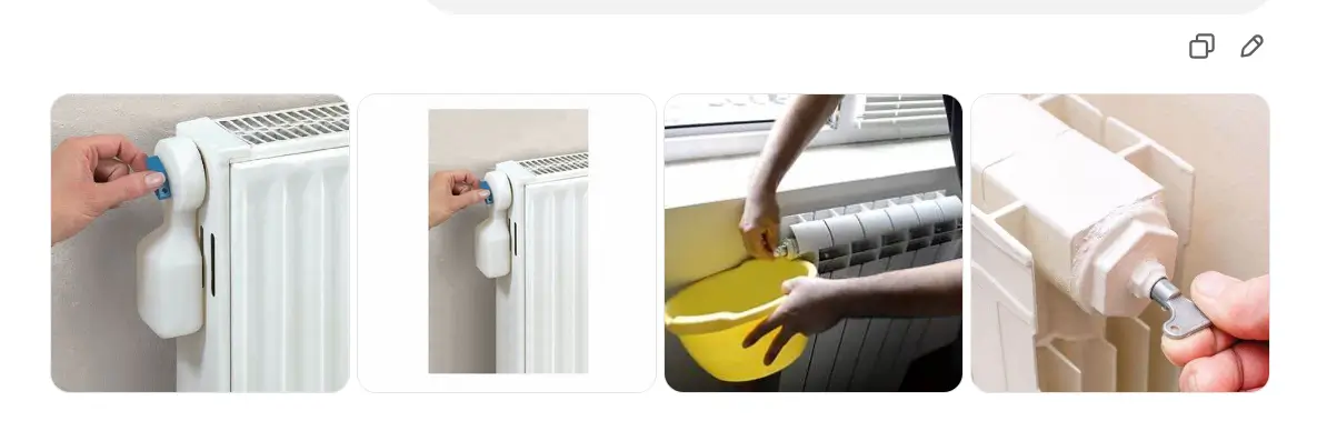 kak se obezvazdushava radiator parno