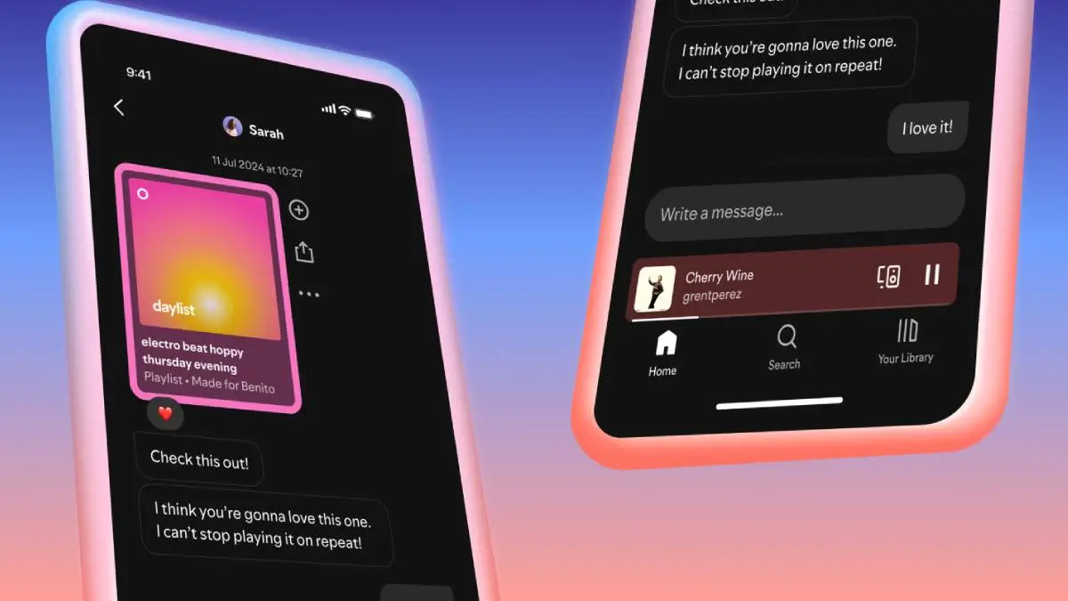 spotify funktsia chat