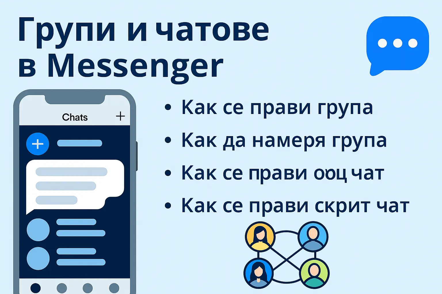 kak se pravi messenger grupa