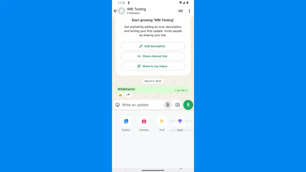 whatsapp test tekstove