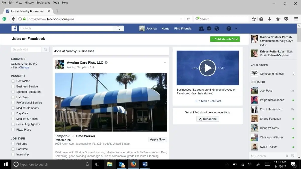 facebook namirane na rabota