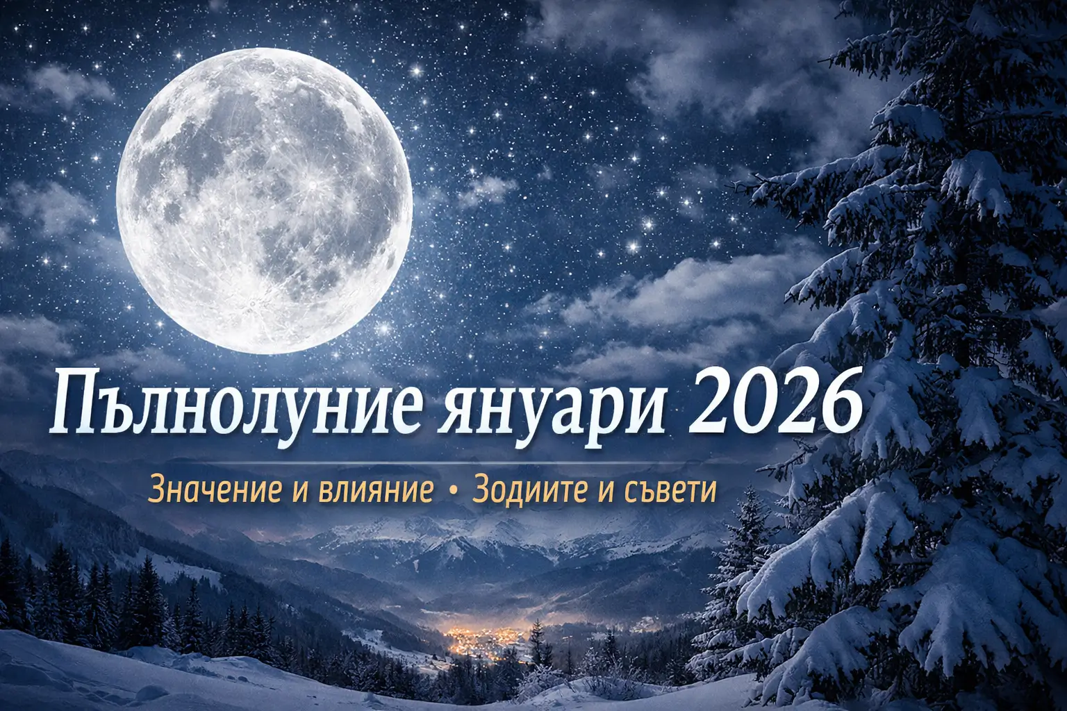 пълнолуние 3 януари 2026