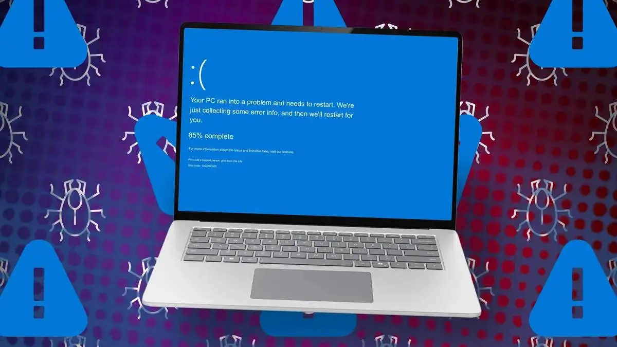 microsoft windows 11 greshka cheren ekran