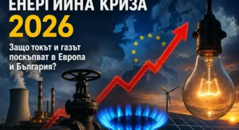 Енергийна криза 2026: Защо токът и газът поскъпват в Европа и България?