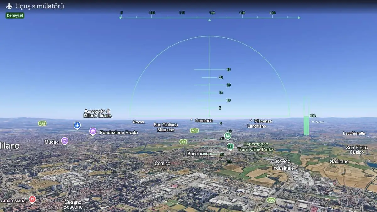 google earth web simulator karta