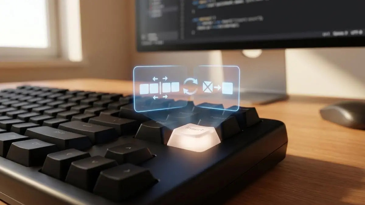 insert buton windows