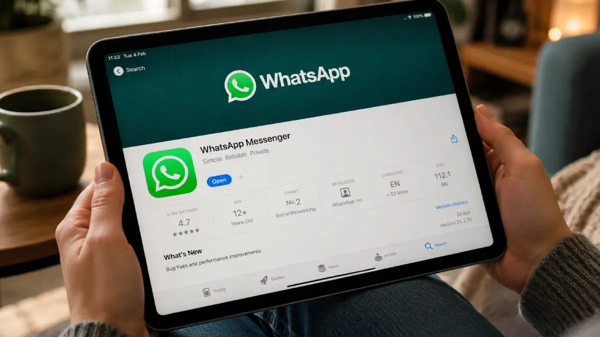ipad whatsapp liquid glass aktualizatsia