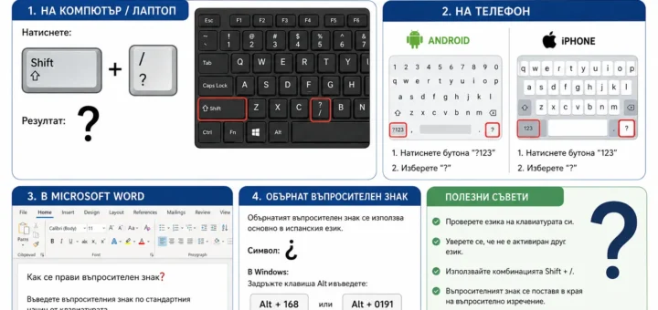 kak se pravi vaprositelen znak