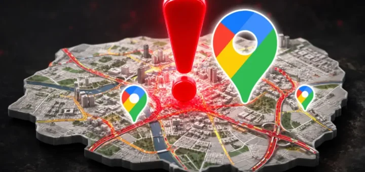 problem pri proverka na trafik po karta na google maps