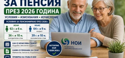 trudov staj za pensia 2026