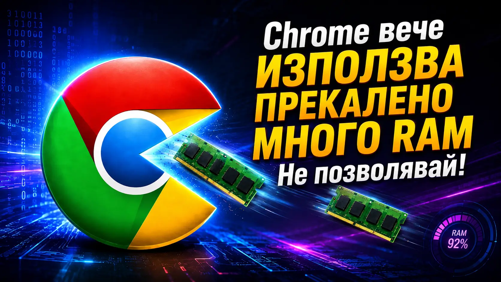 google chrome ram