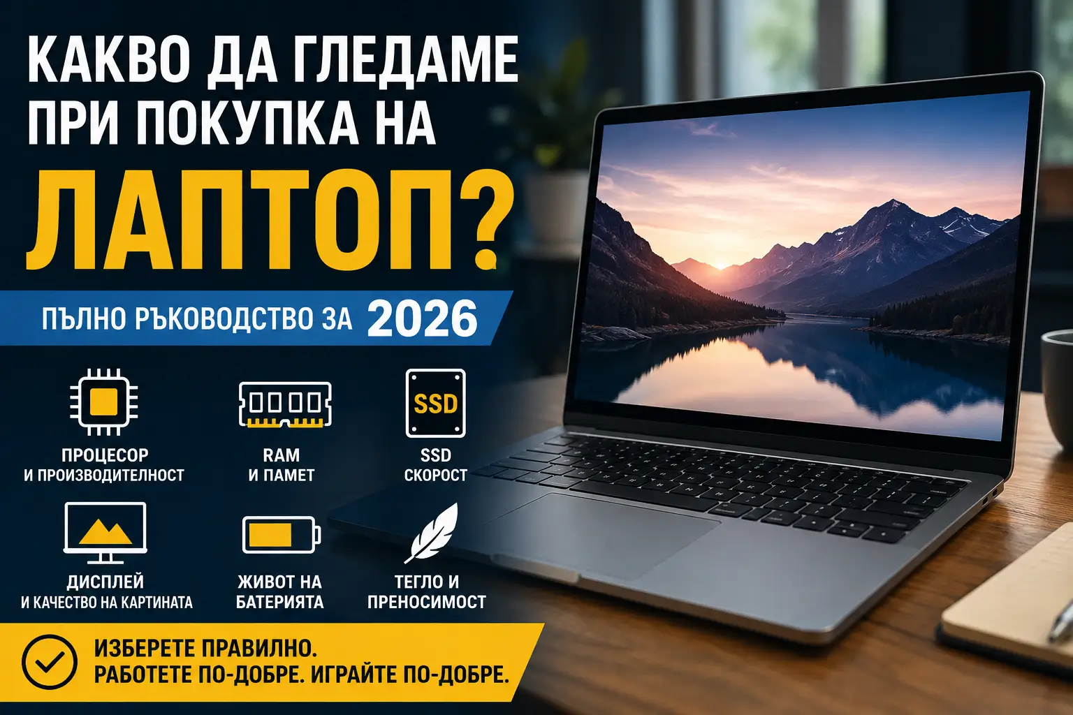 kak da izberete laptop 2026
