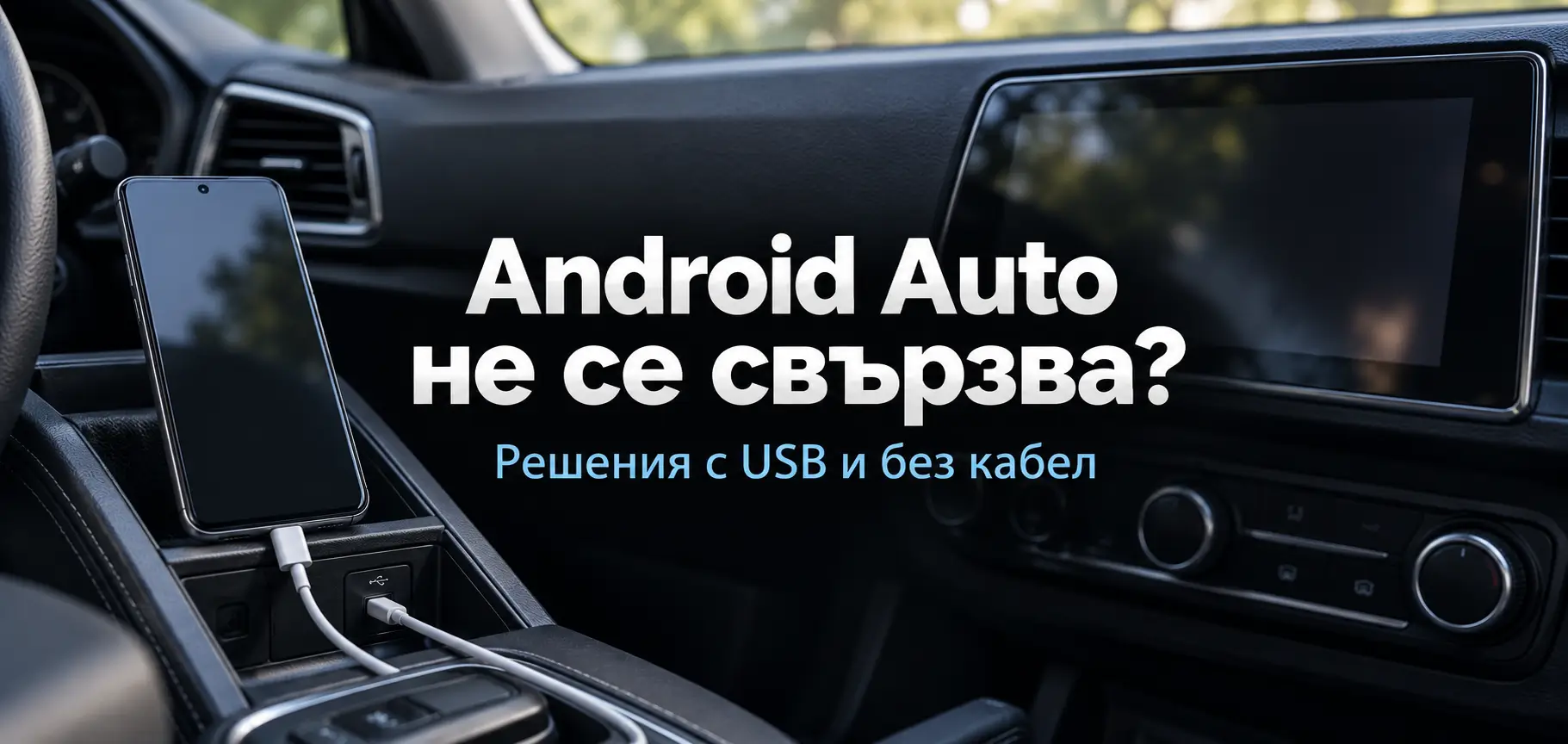 Android Auto ne se svarzva reshenie