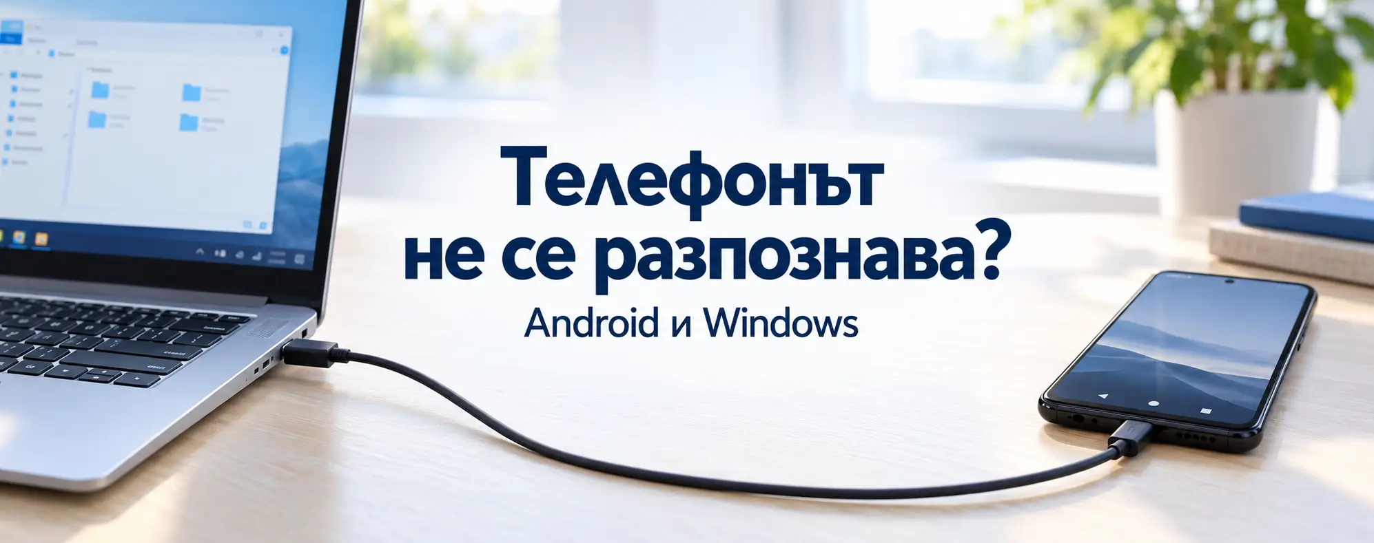 kompyutara ne razpoznava telefona chrez usb