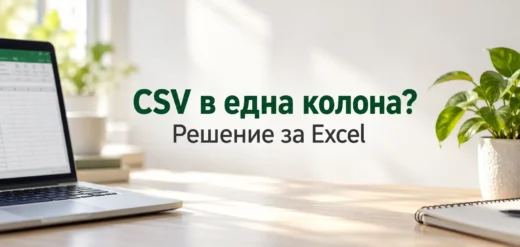 lesno reshenie za CSV v Excel