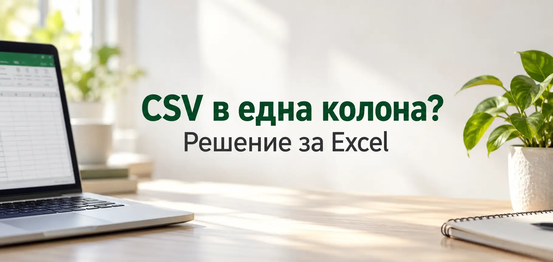 lesno reshenie za CSV v Excel