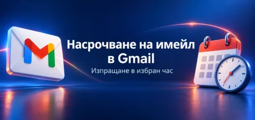nastochvane na imeil v Gmail