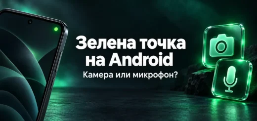 zelena tochka na Android
