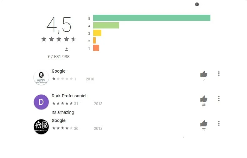 komentari,prilojenia,google play store app