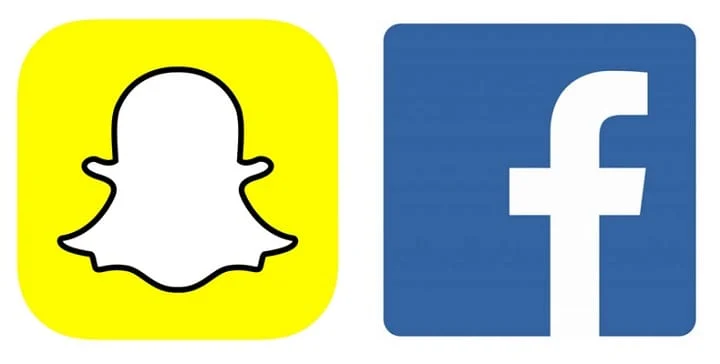 snapchat ,facebook