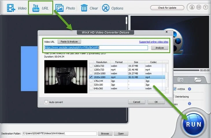 WinX HD Video Converter Deluxe 11