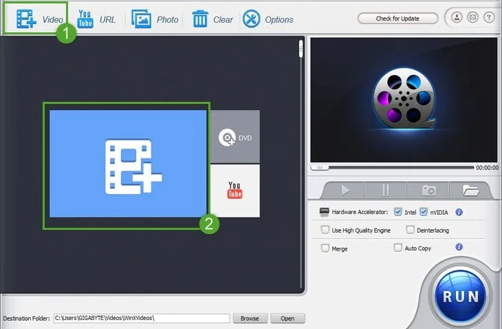 WinX HD Video Converter Deluxe