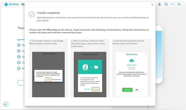 transfer whatsapp to android