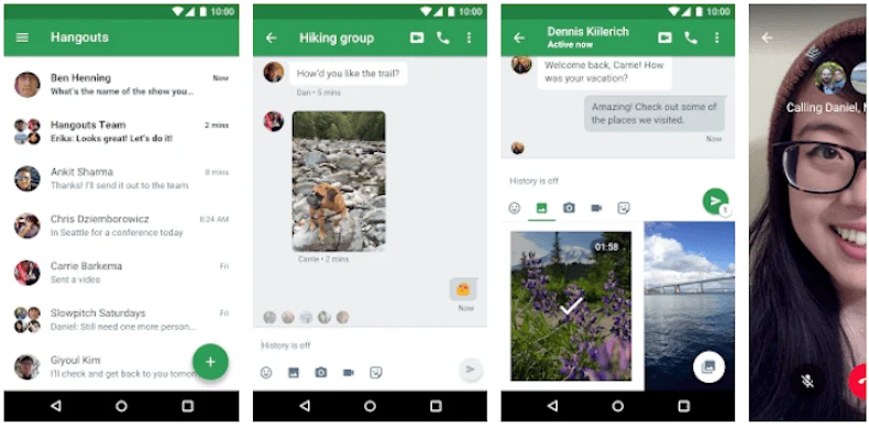 hangouts for android
