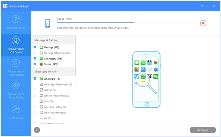 imyfone d back iphone