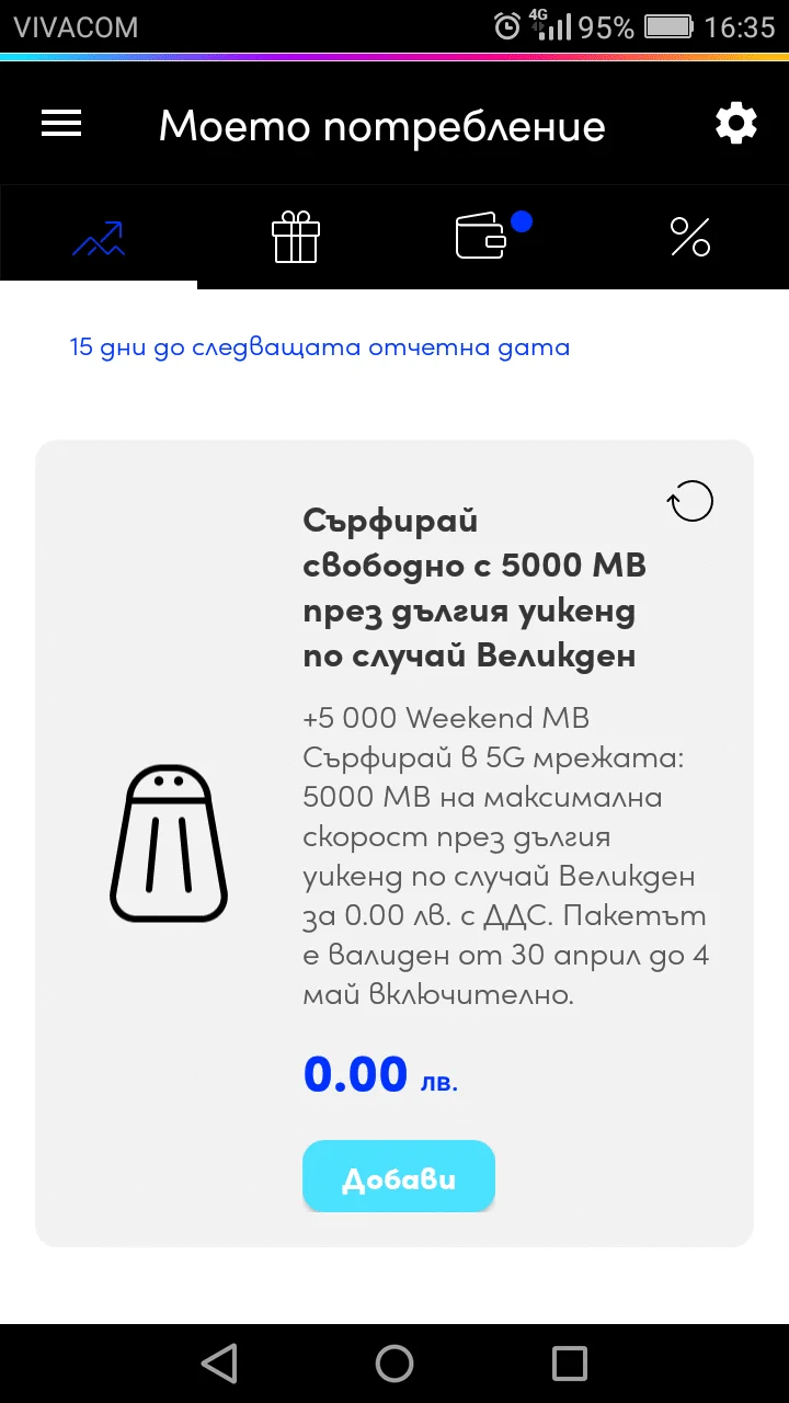 vivacom mb za velikden