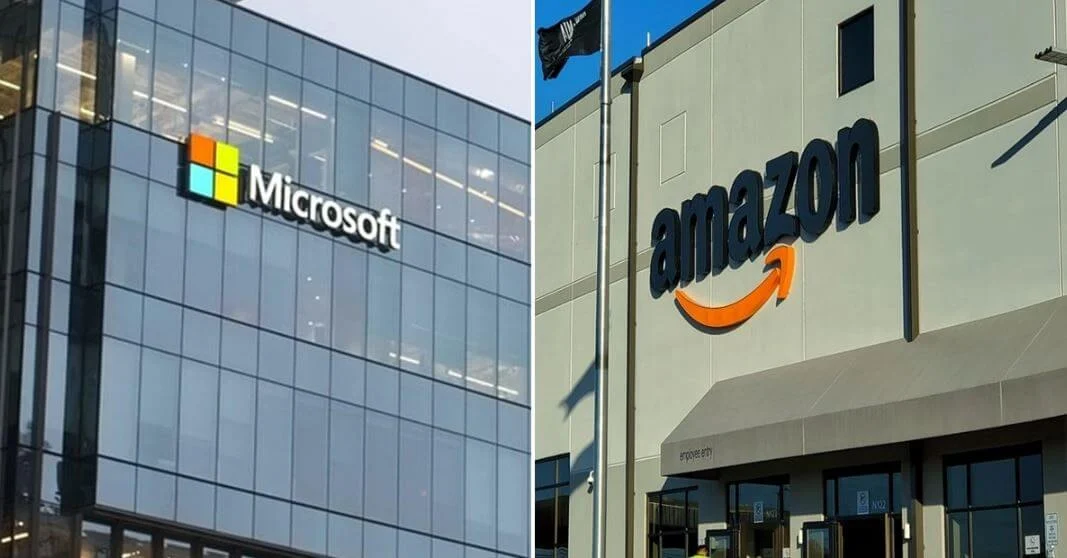 microsoft and amazon