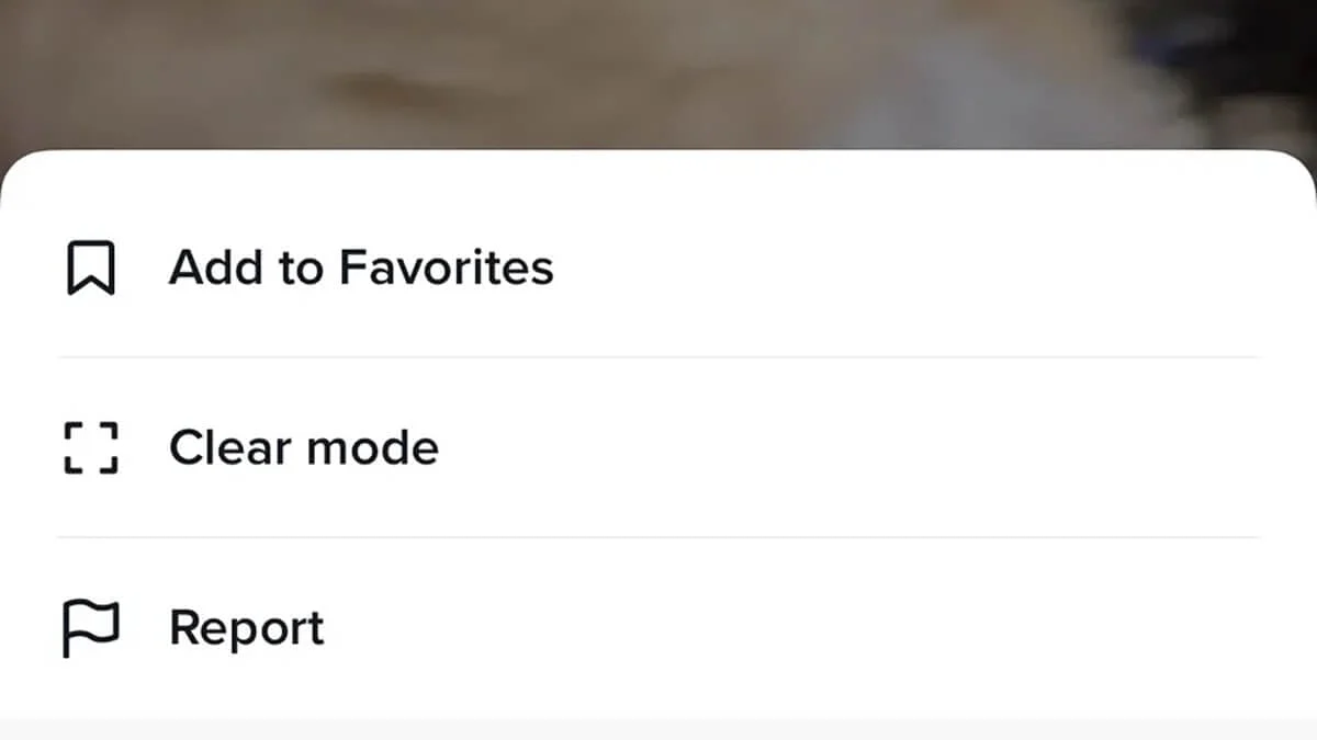 tiktok clean mode