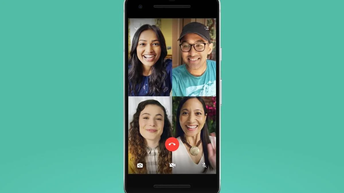 whatsapp grup video chat