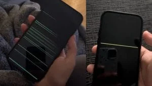 iphone 14 pro ekrana e na cherti problem