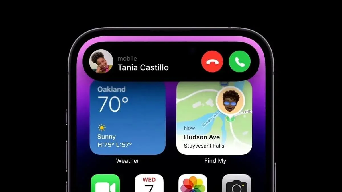 realme kopira iphone14 pro dinamic
